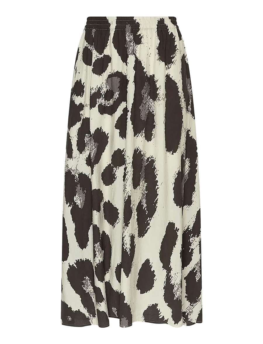 MSCH Copenhagen - MSCHKaralie Jusia HW Skirt - midi nederdele - licorice leo - 1