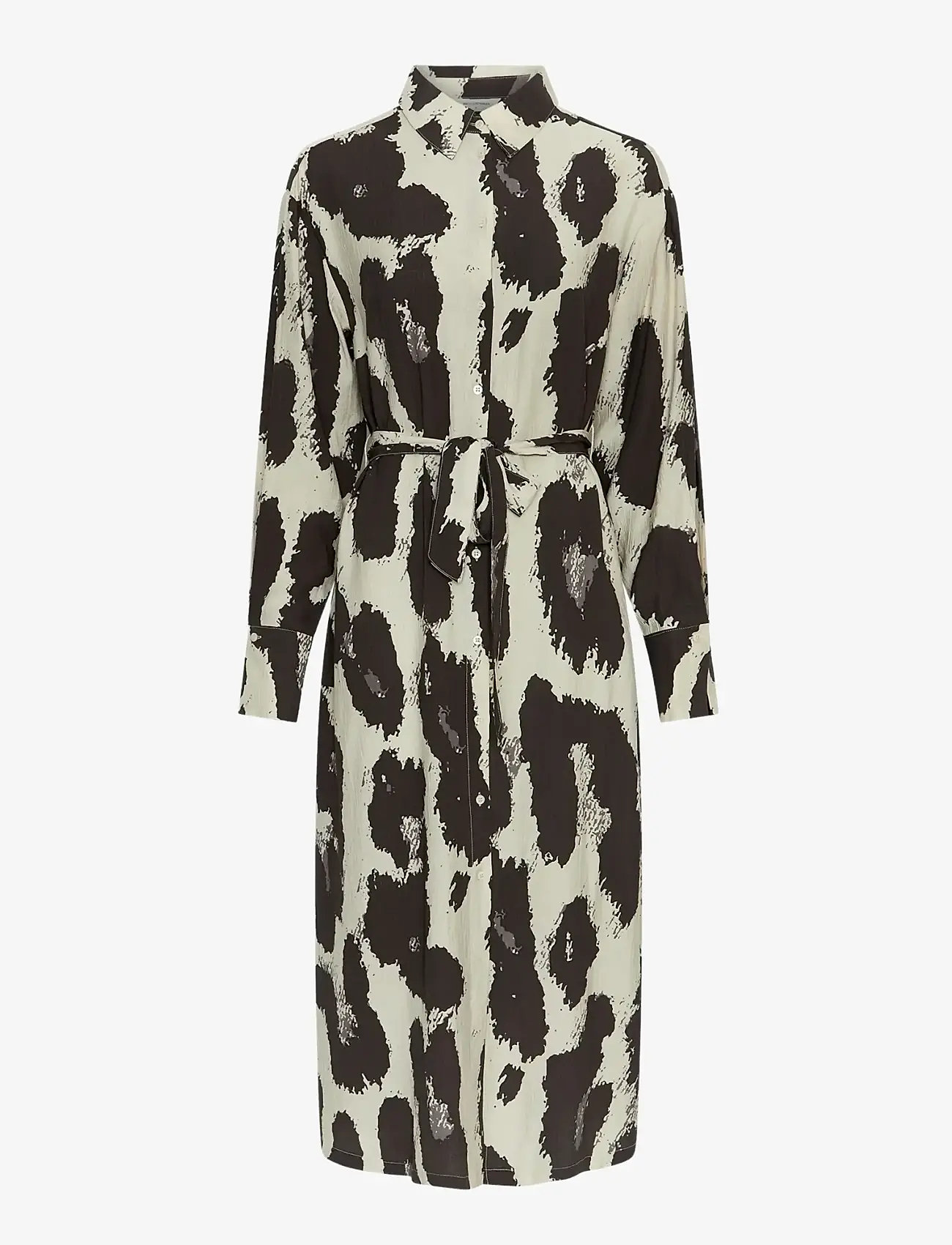 MSCH Copenhagen - MSCHKaralie Jusia Shirt Dress AOP - sommerkleider - licorice leo - 1