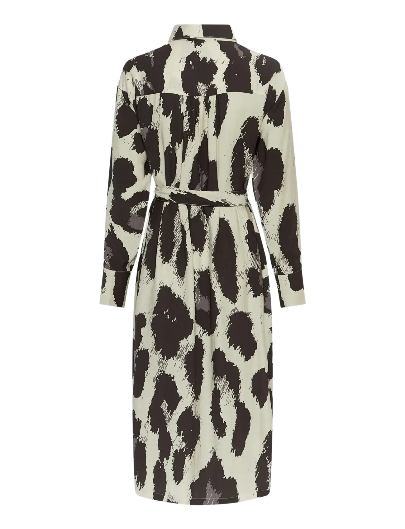 MSCH Copenhagen - MSCHKaralie Jusia Shirt Dress AOP - robes d'été - licorice leo - 2