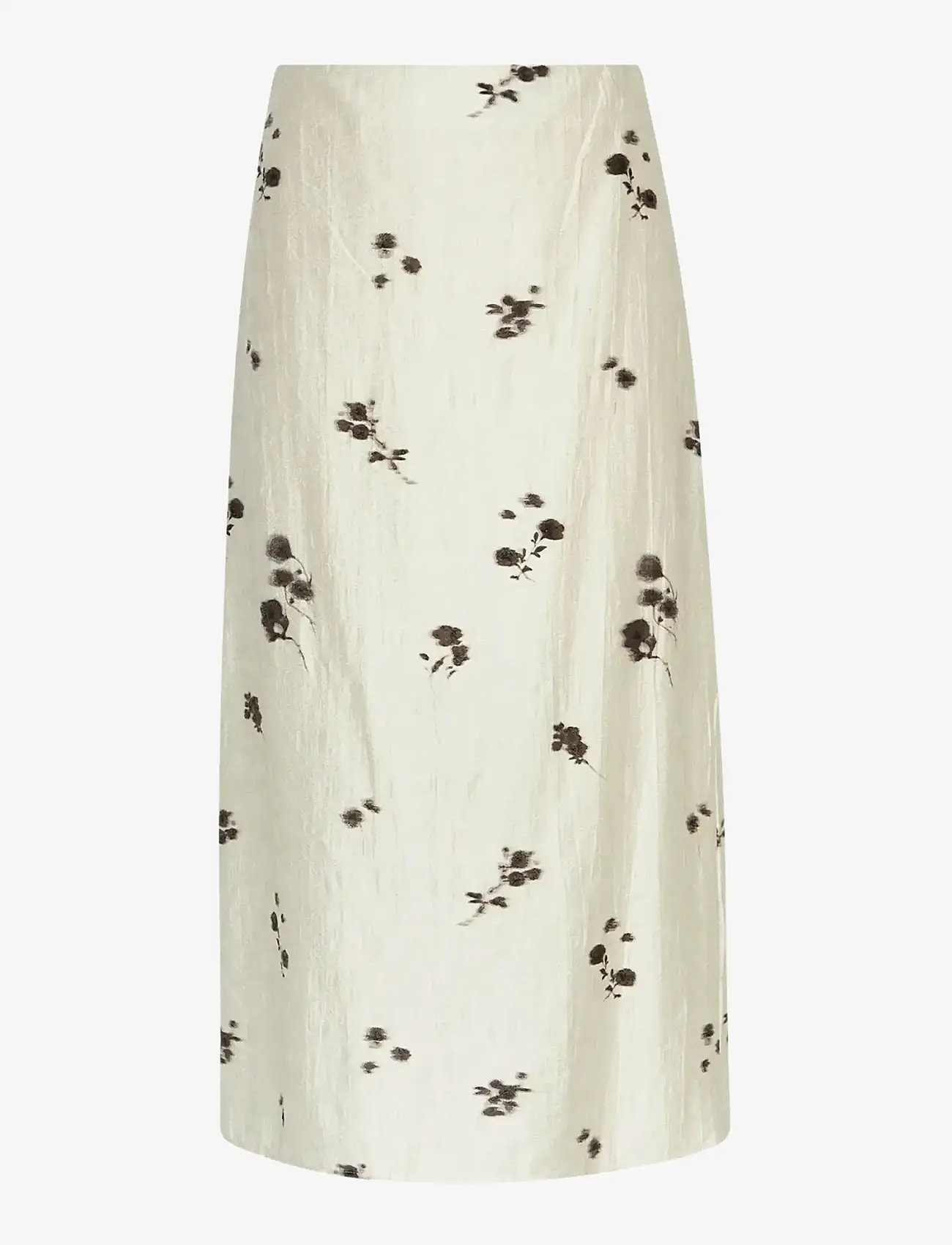 MSCH Copenhagen - MSCHRianne Skirt AOP - midiseelikud - oatmeal flower - 0