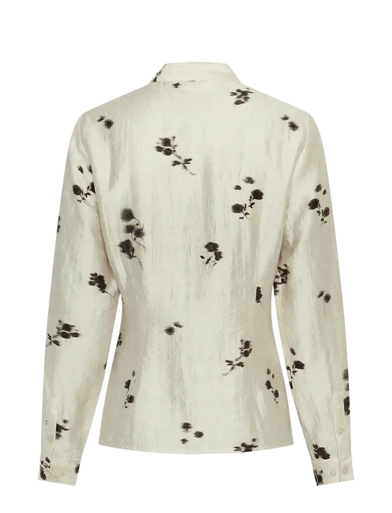 MSCH Copenhagen - MSCHRianne Shirt AOP - langærmede skjorter - oatmeal flower - 1