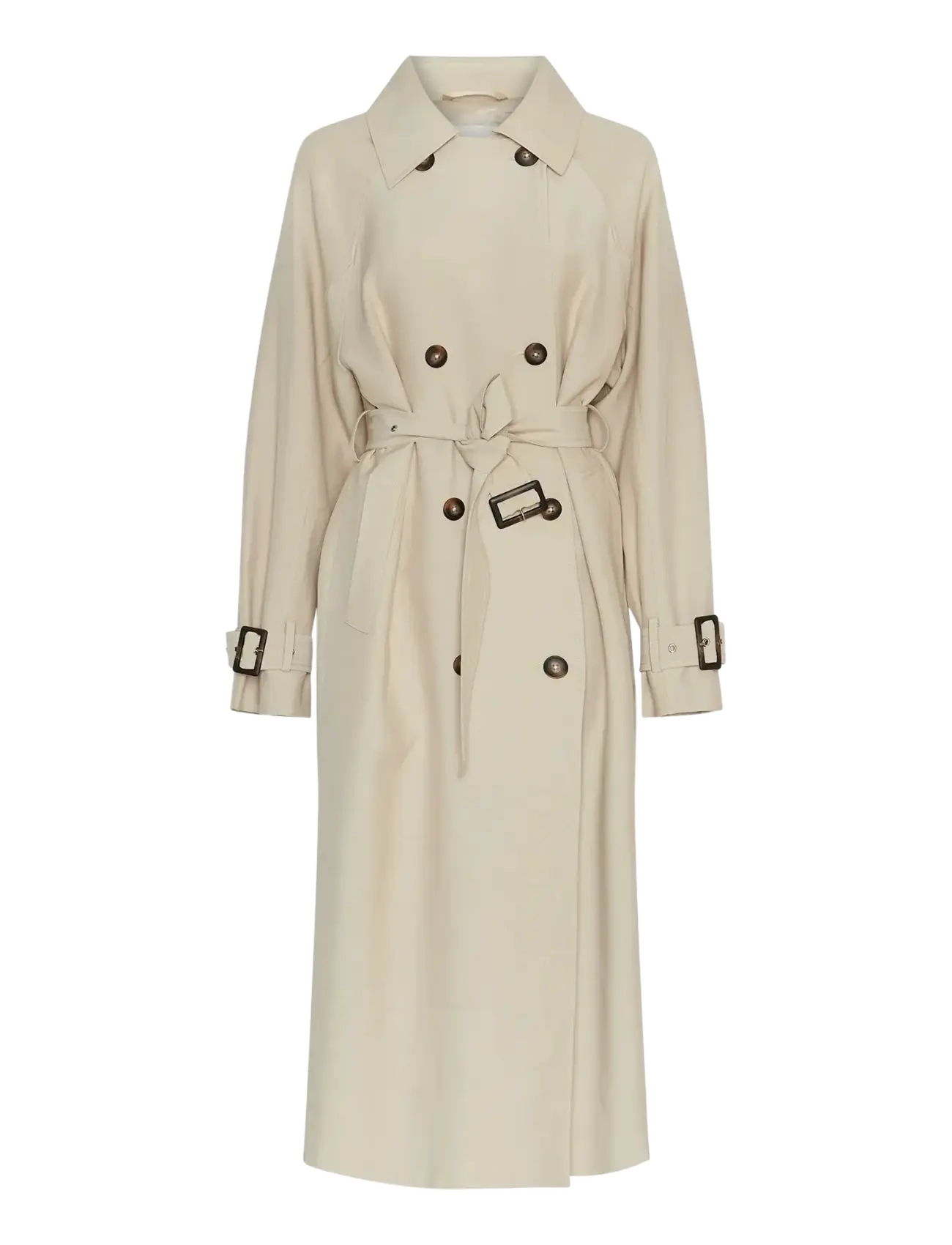MSCH Copenhagen Mschantonella Trench Coat, M/L, Coats, Beige - Frauen