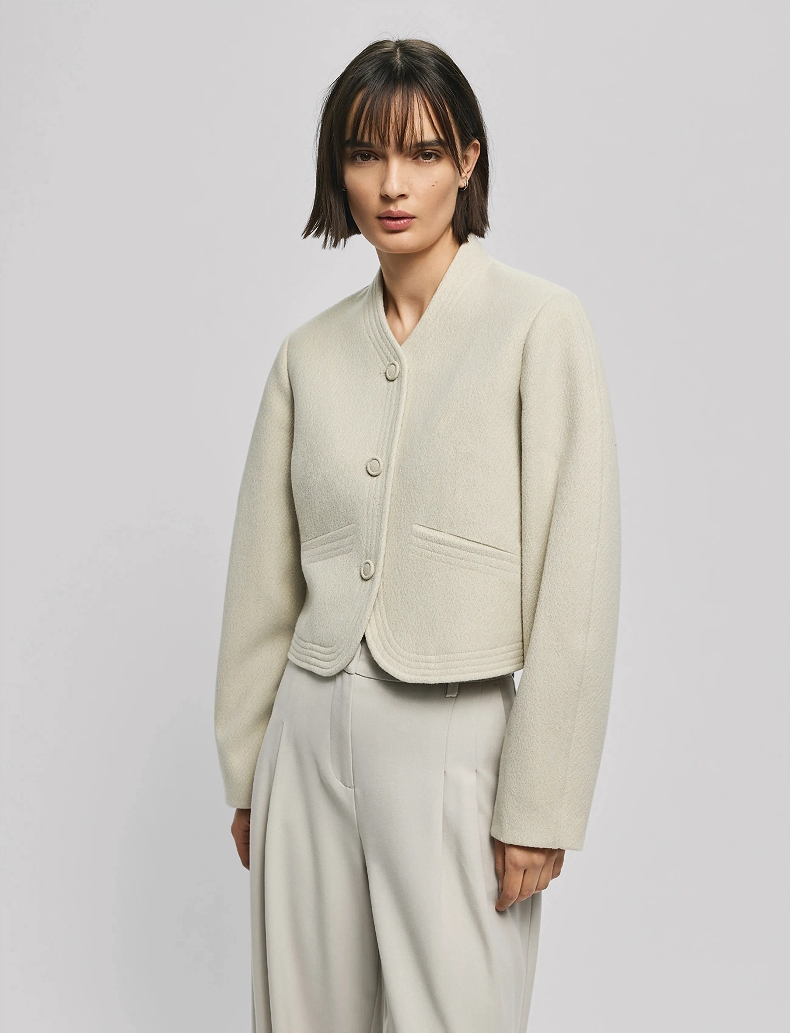 MSCH Copenhagen Mschsari Esmeralda Jacket, S, Jackets, Creme - Bomber, Frauen