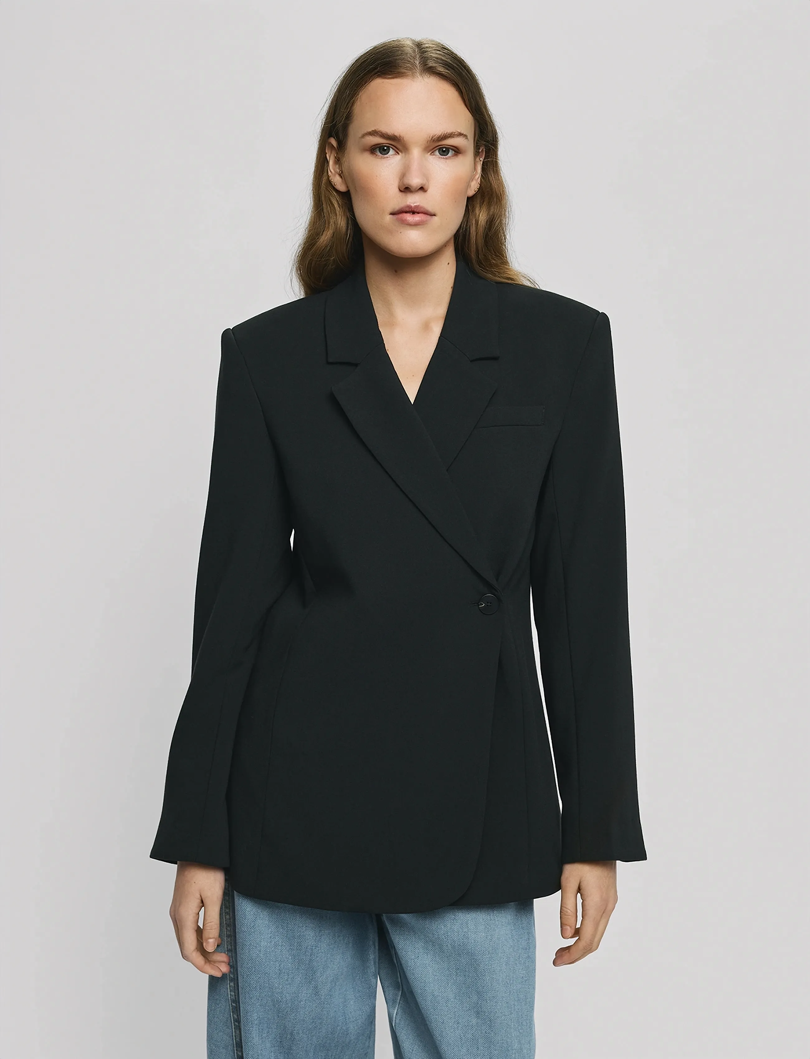 MSCH Copenhagen Mschzeta Michelle Blazer, XS, Black, Blazere > Enkeltradede Blazere, Dame