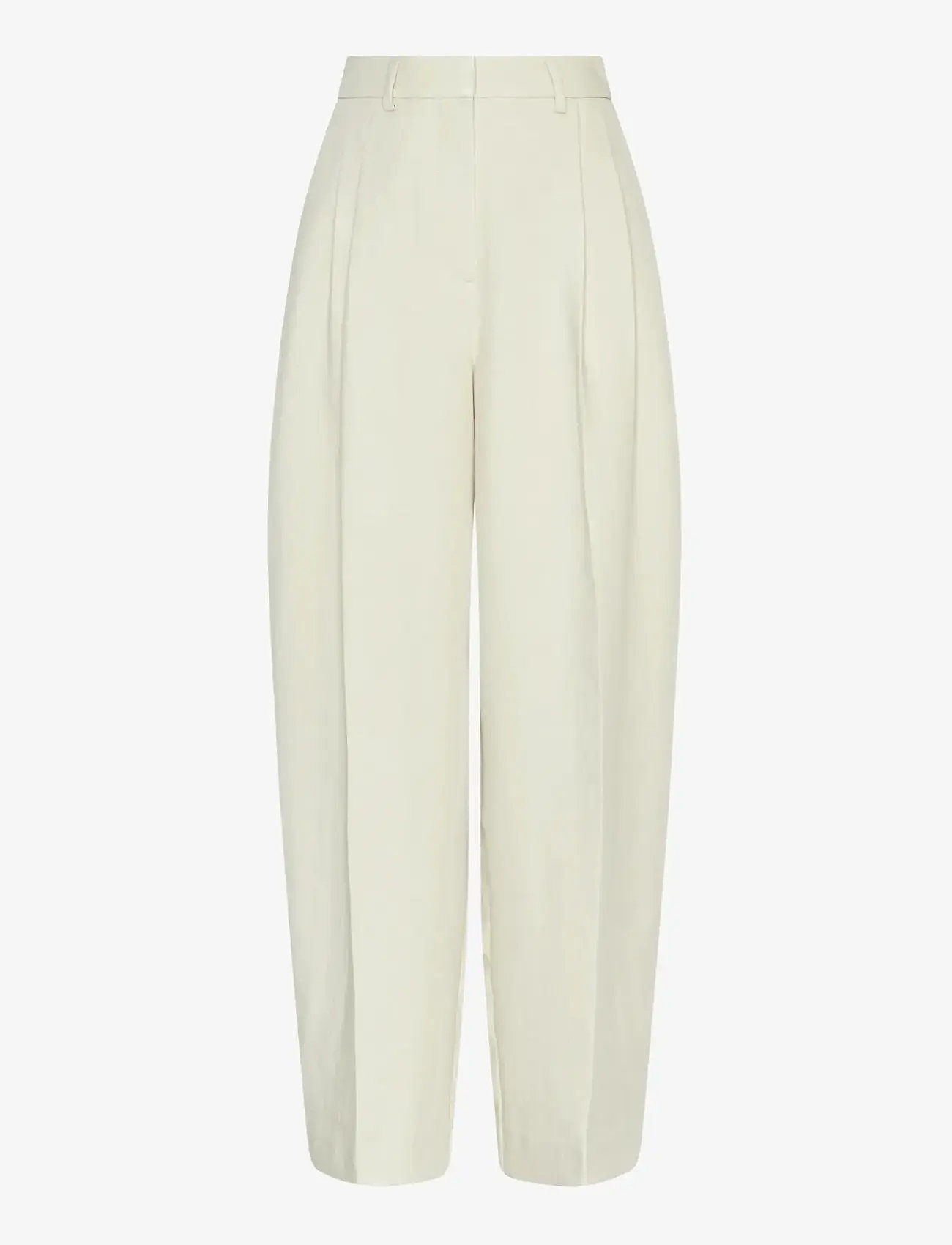 MSCH Copenhagen - MSCHEsteriane HW Pants - barrel püksid - oatmeal melange - 0