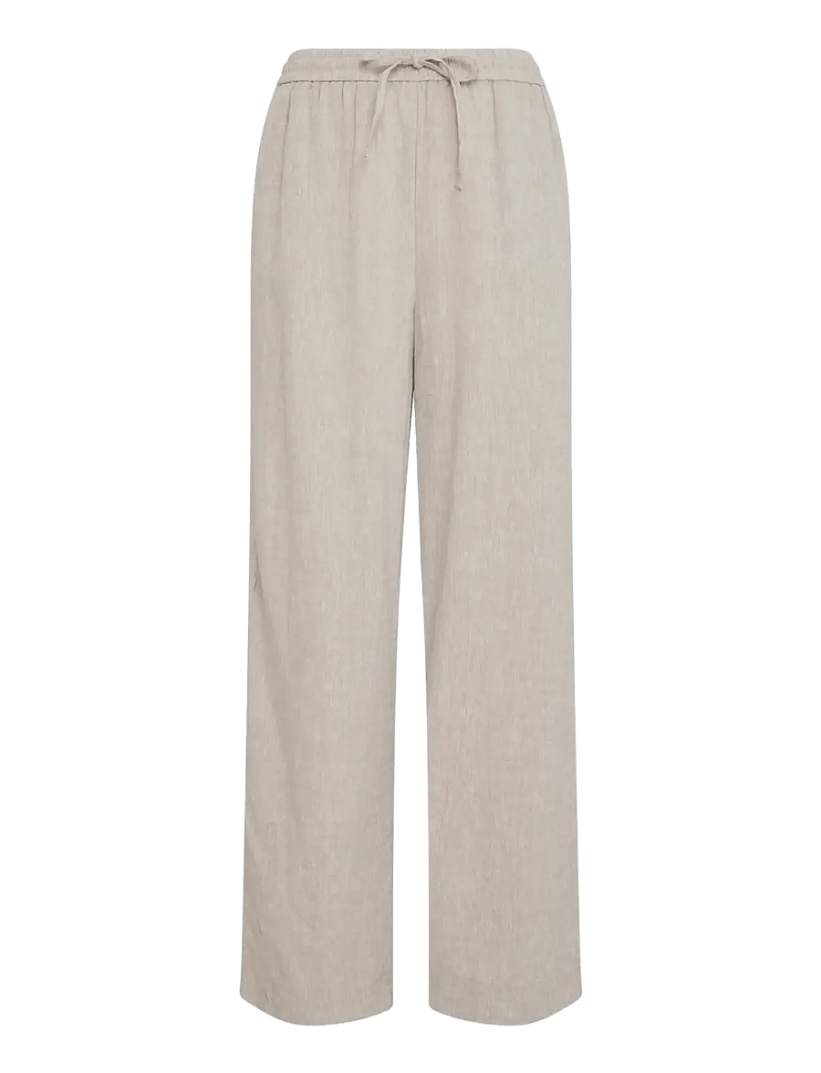 MSCH Copenhagen - MSCHViana Ginia Pants - linnebyxor - sand melange - 0