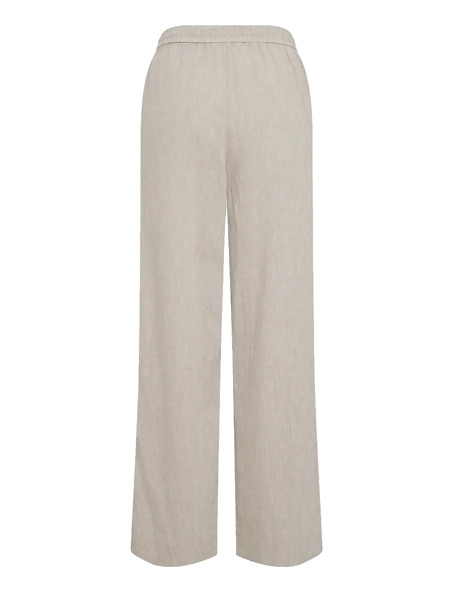 MSCH Copenhagen - MSCHViana Ginia Pants - linnebyxor - sand melange - 1