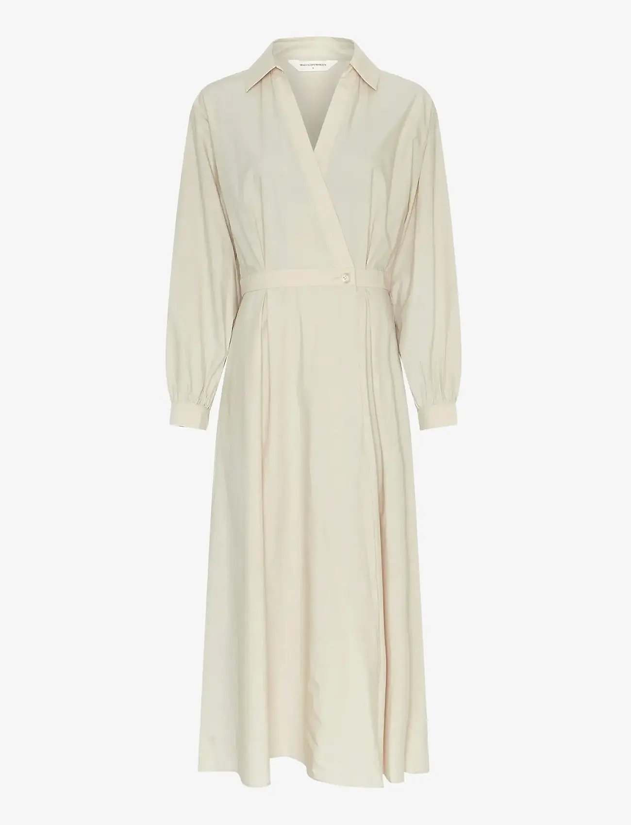 MSCH Copenhagen - MSCHSelmina Dress - skjortklänningar - oatmeal - 0