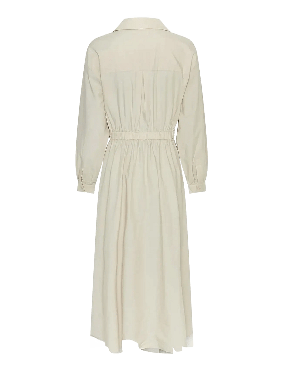 MSCH Copenhagen - MSCHSelmina Dress - skjortekjoler - oatmeal - 1
