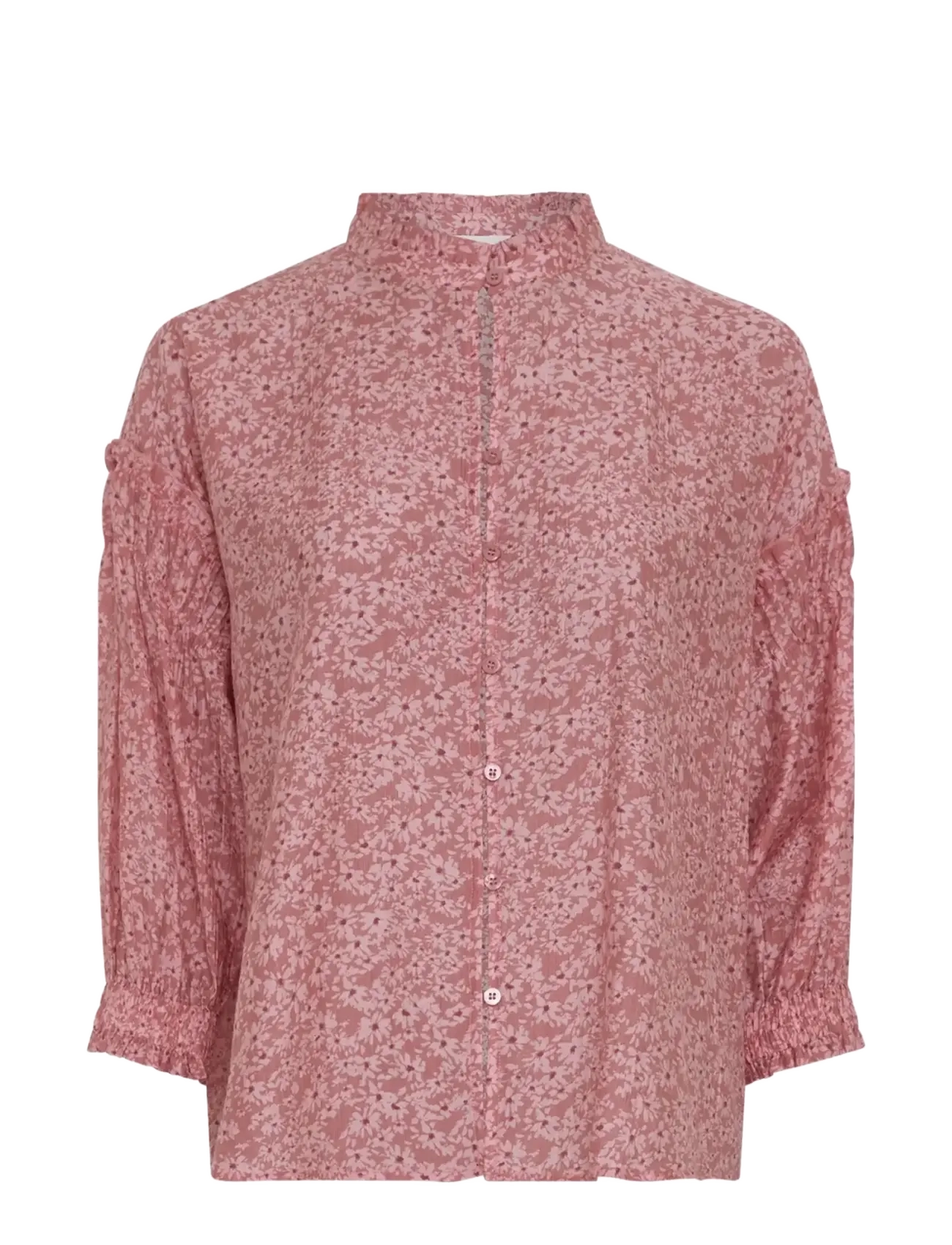 MSCH Copenhagen MSCHSeraphina 3/4 Shirt AOP - MSCH Copenhagen - F ROSE FLOWER / pink/rose