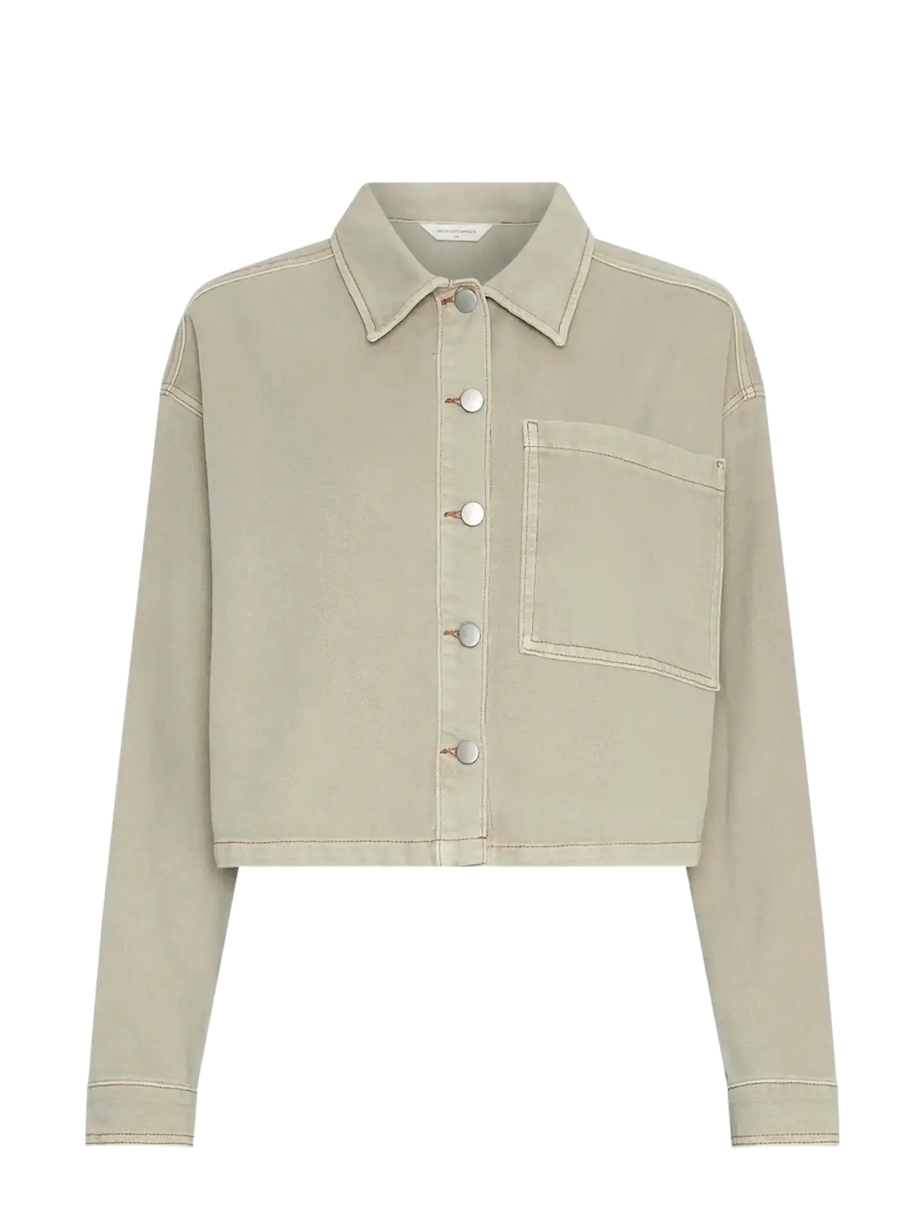 MSCH Copenhagen Mschlio Shirt, XS/S, Beige, Overdele > Overtrøjer, Dame