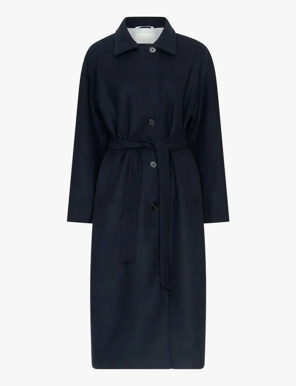 MSCH Copenhagen - MSCHKeola Secilia Wool Coat - wool coats - sky captain - 0