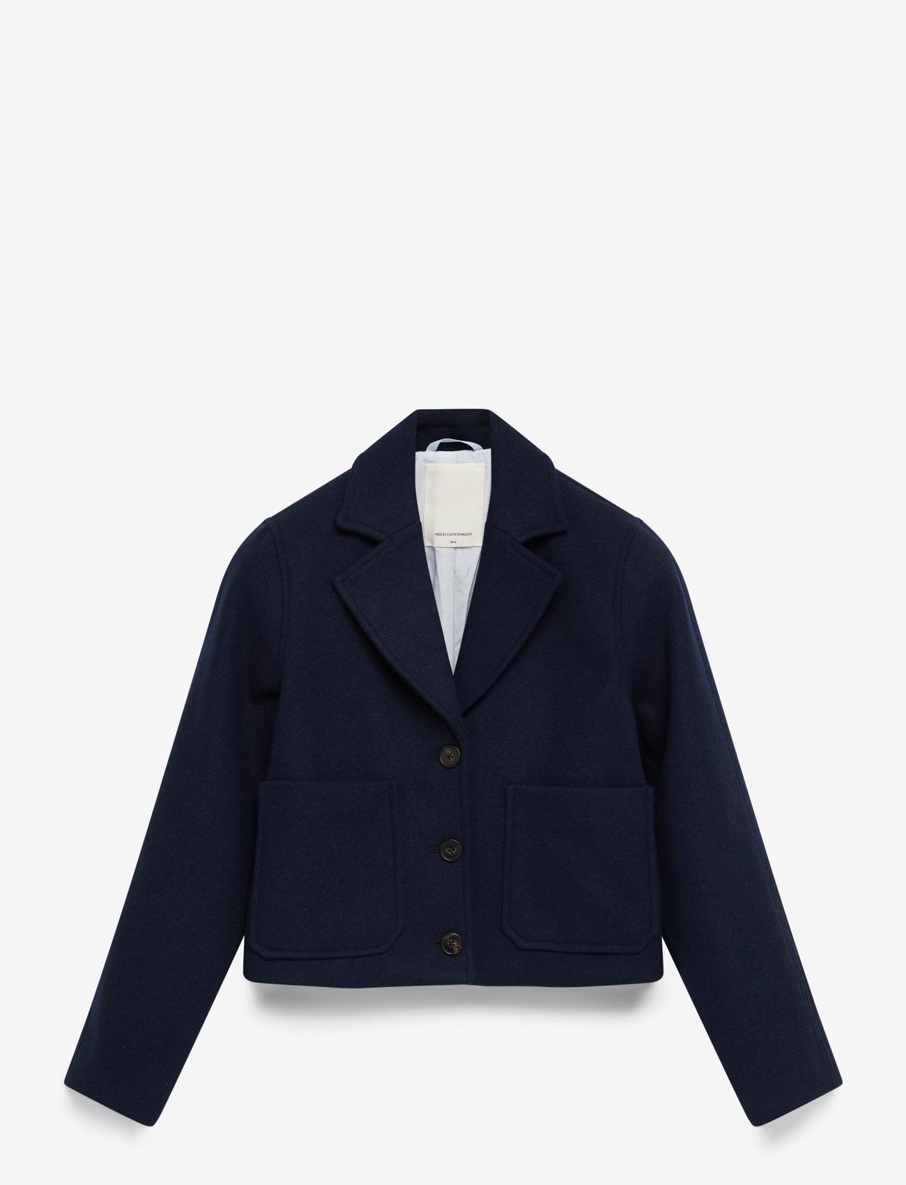 MSCH Copenhagen - MSCHKeola Secilia Wool Short Jacket - villased mantlid - sky captain - 1