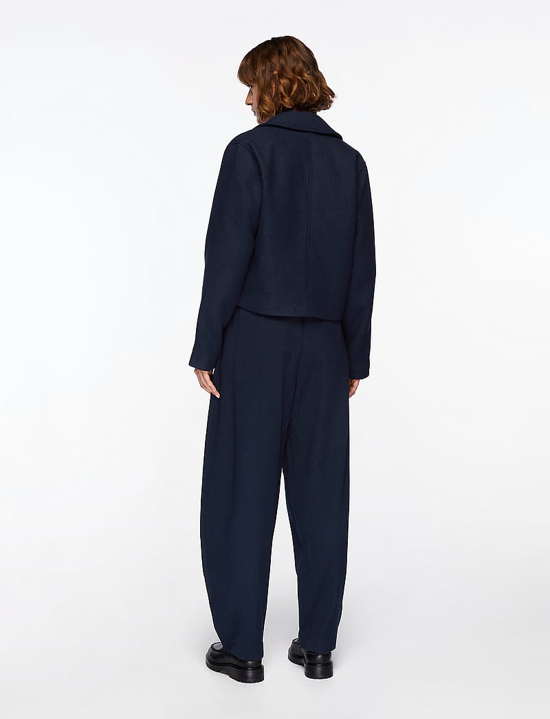 MSCH Copenhagen - MSCHKeola Secilia Wool Short Jacket - uldfrakker - sky captain - 4