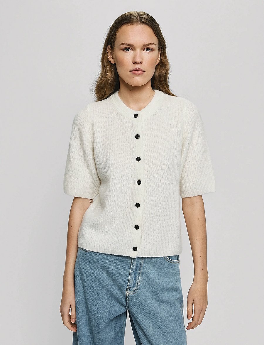 MSCH Copenhagen - MSCHJinie Hope 2/4 Cardigan - cardigans - egret - 0