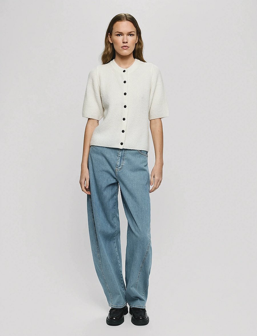 MSCH Copenhagen - MSCHJinie Hope 2/4 Cardigan - cardigans - egret - 3