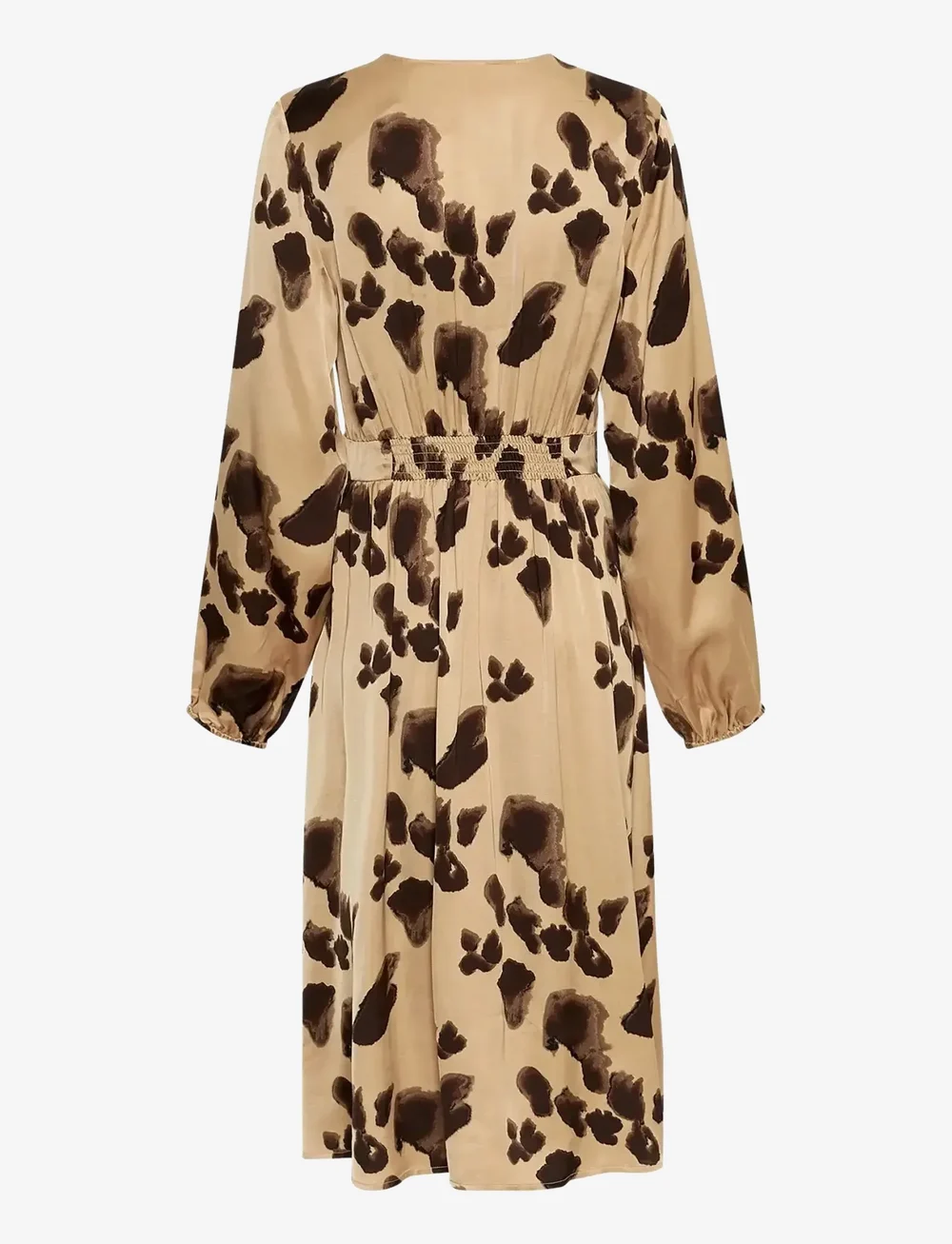 MSCH Copenhagen - MSCHClarette Irida Dress AOP - sommerkjoler - iced coffee leo - 1