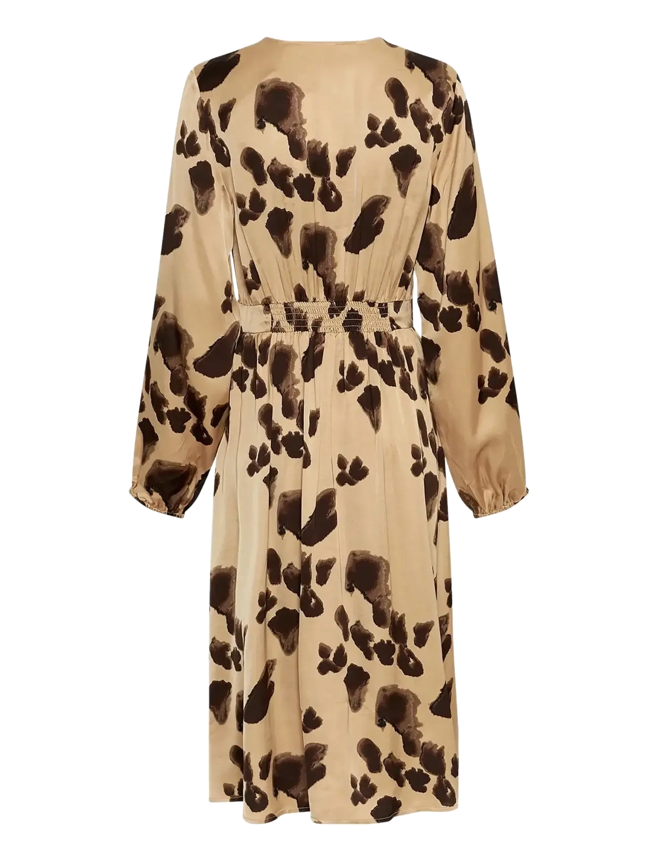 MSCH Copenhagen - MSCHClarette Irida Dress AOP - summer dresses - iced coffee leo - 1