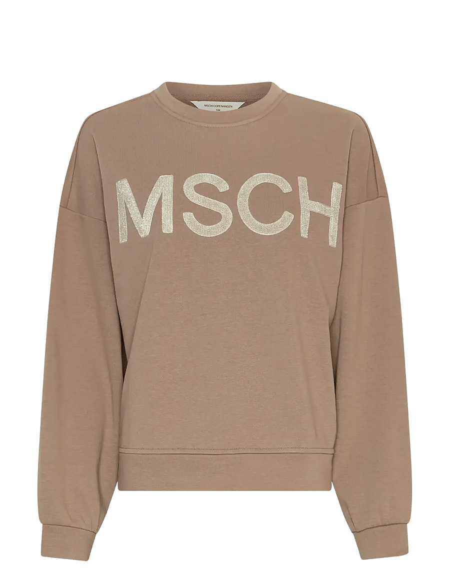 MSCH Copenhagen - MSCHMela Briena MSCH Sweatshirt - vardagsstil - mountain t/oatm - 1