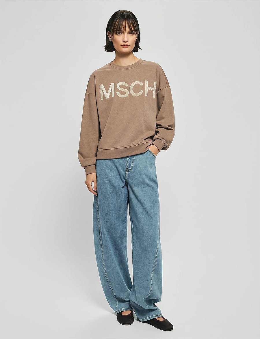 MSCH Copenhagen - MSCHMela Briena MSCH Sweatshirt - vardagsstil - mountain t/oatm - 3