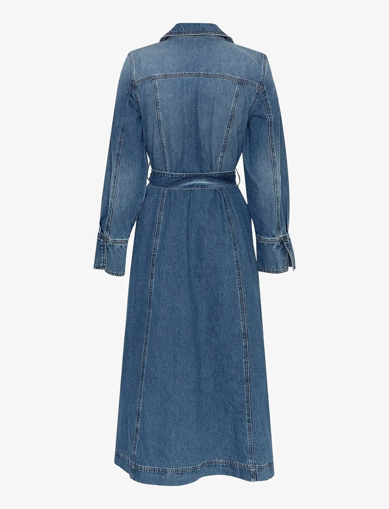 MSCH Copenhagen - MSCHTuro Alena Shirt Dress - hemdkleider - mid blue wash - 1