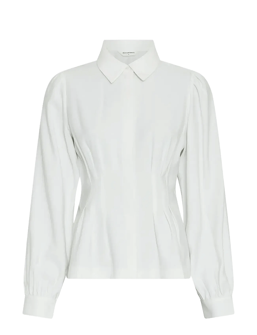 MSCH Copenhagen - MSCHElsa Asana Shirt - langärmlige hemden - egret - 0