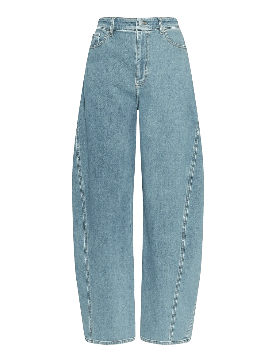 MSCH Copenhagen - MSCHTua Pants - barrel jeans - light blue wash - 1