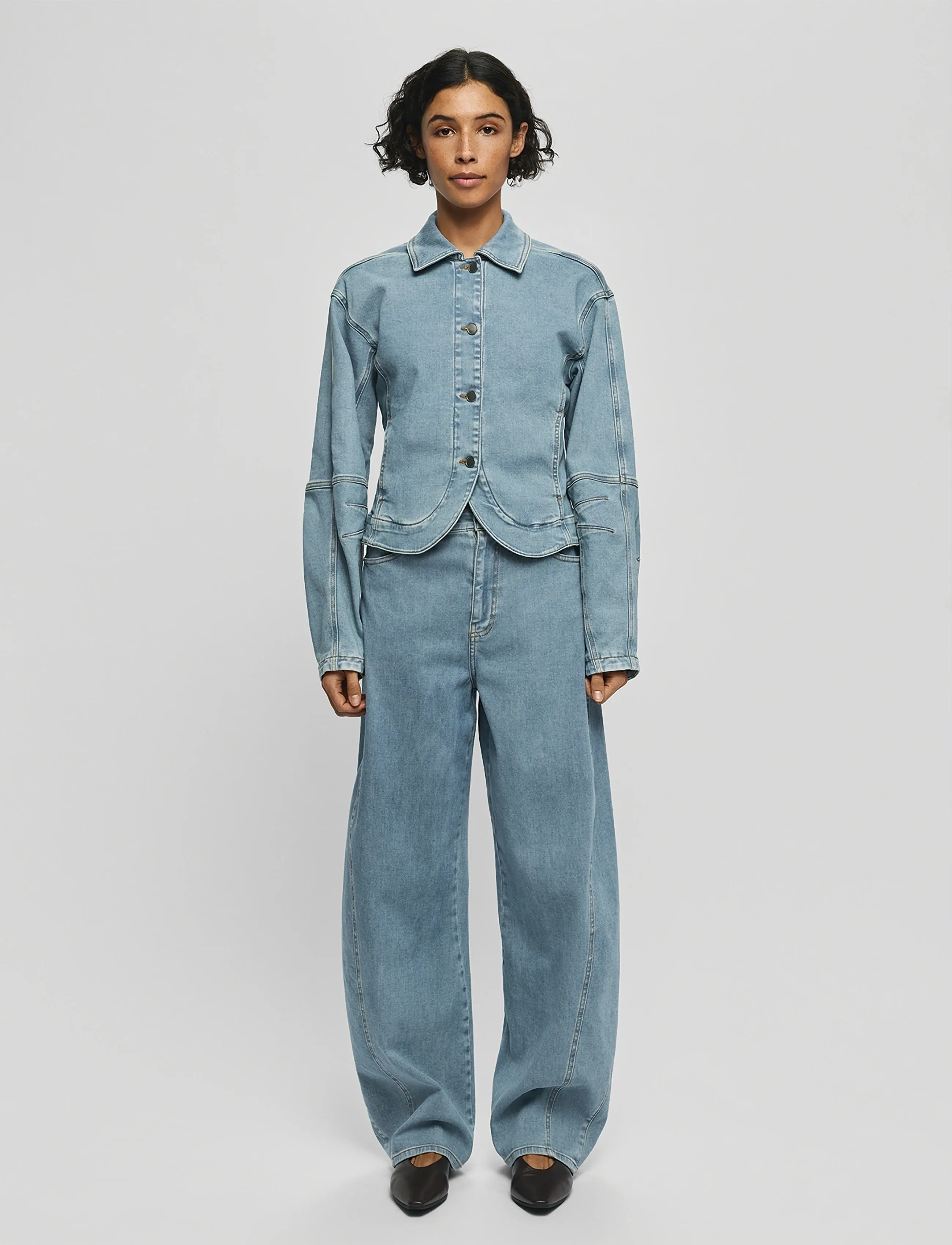 MSCH Copenhagen MSCHTua Pants - Transitional Layering - LIGHT BLUE WASH / blue