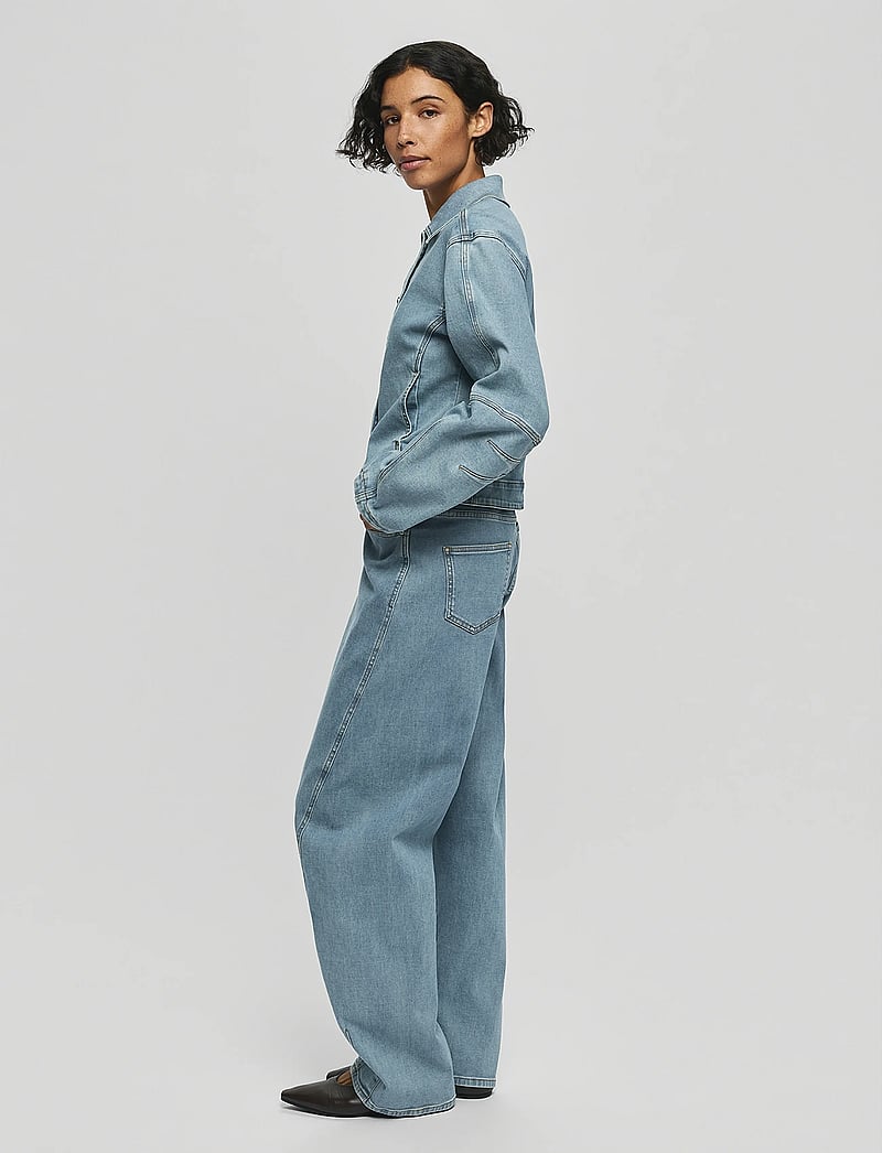 MSCH Copenhagen - MSCHTua Pants - barrel gallabuxur - light blue wash - 3