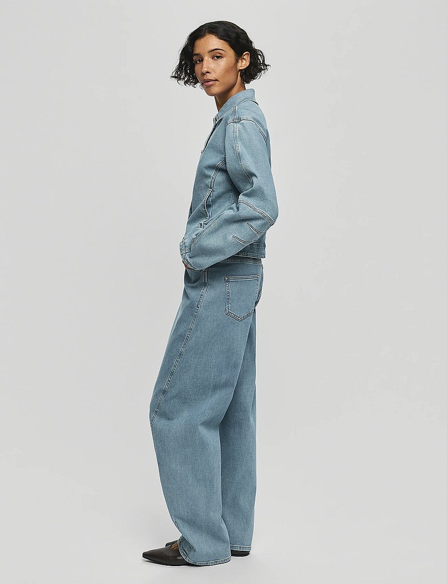 MSCH Copenhagen - MSCHTua Pants - barrel jeans - light blue wash - 3