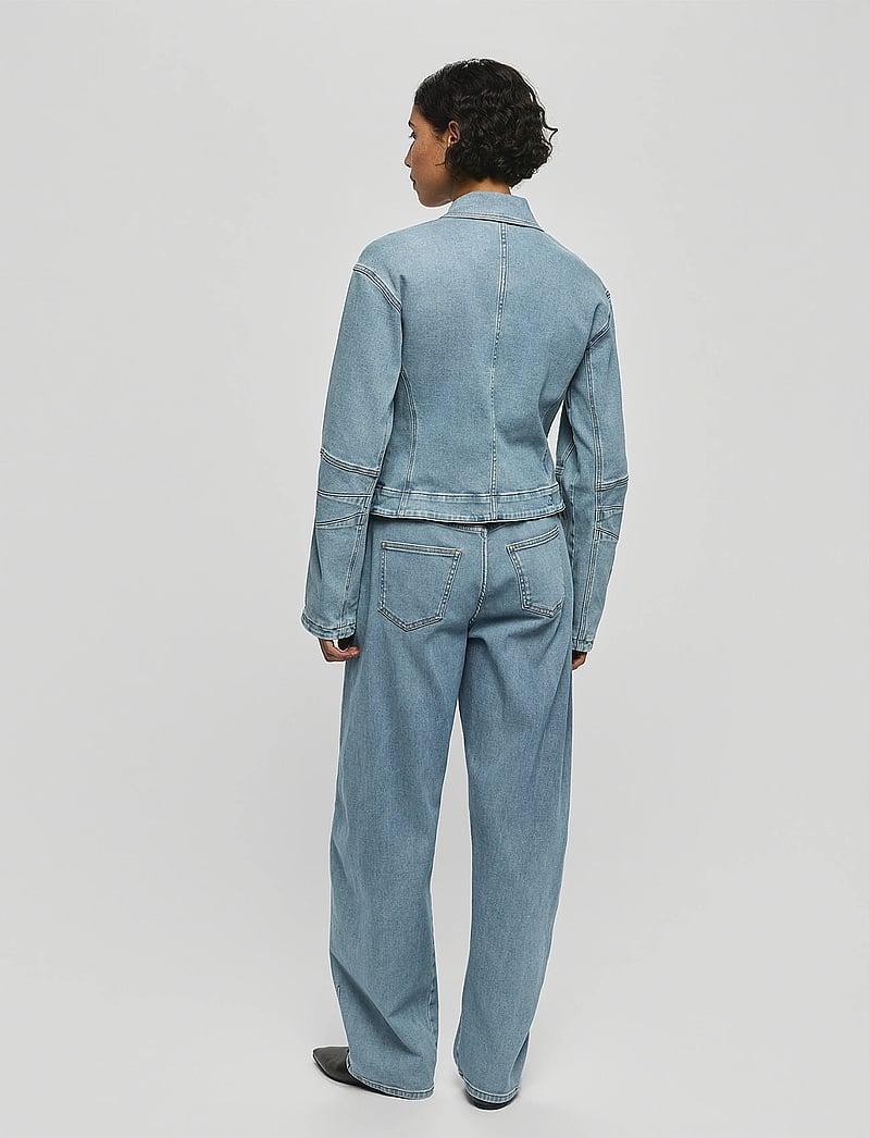 MSCH Copenhagen - MSCHTua Pants - barrel gallabuxur - light blue wash - 4