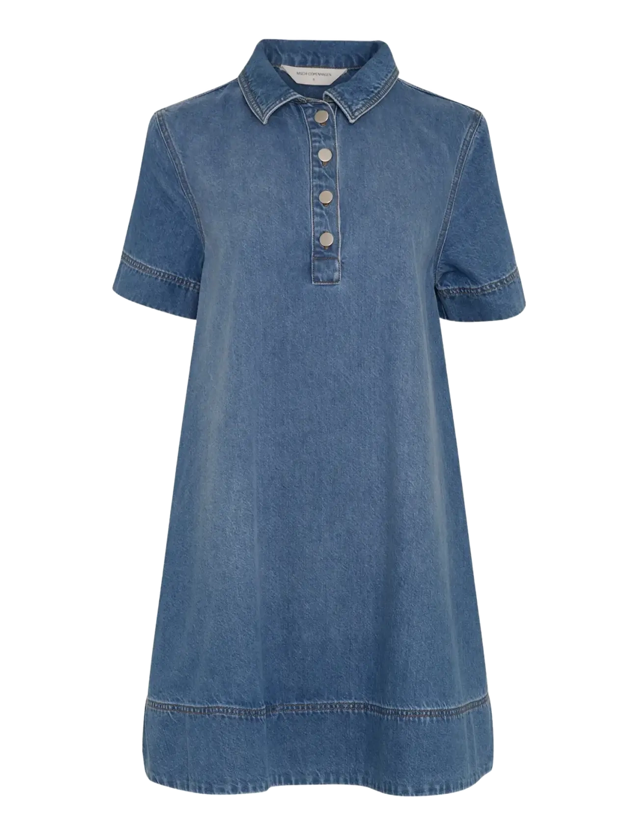 MSCH Copenhagen MSCHTuro Alena 2/4 Dress - Klänningar - MID BLUE WASH / blue
