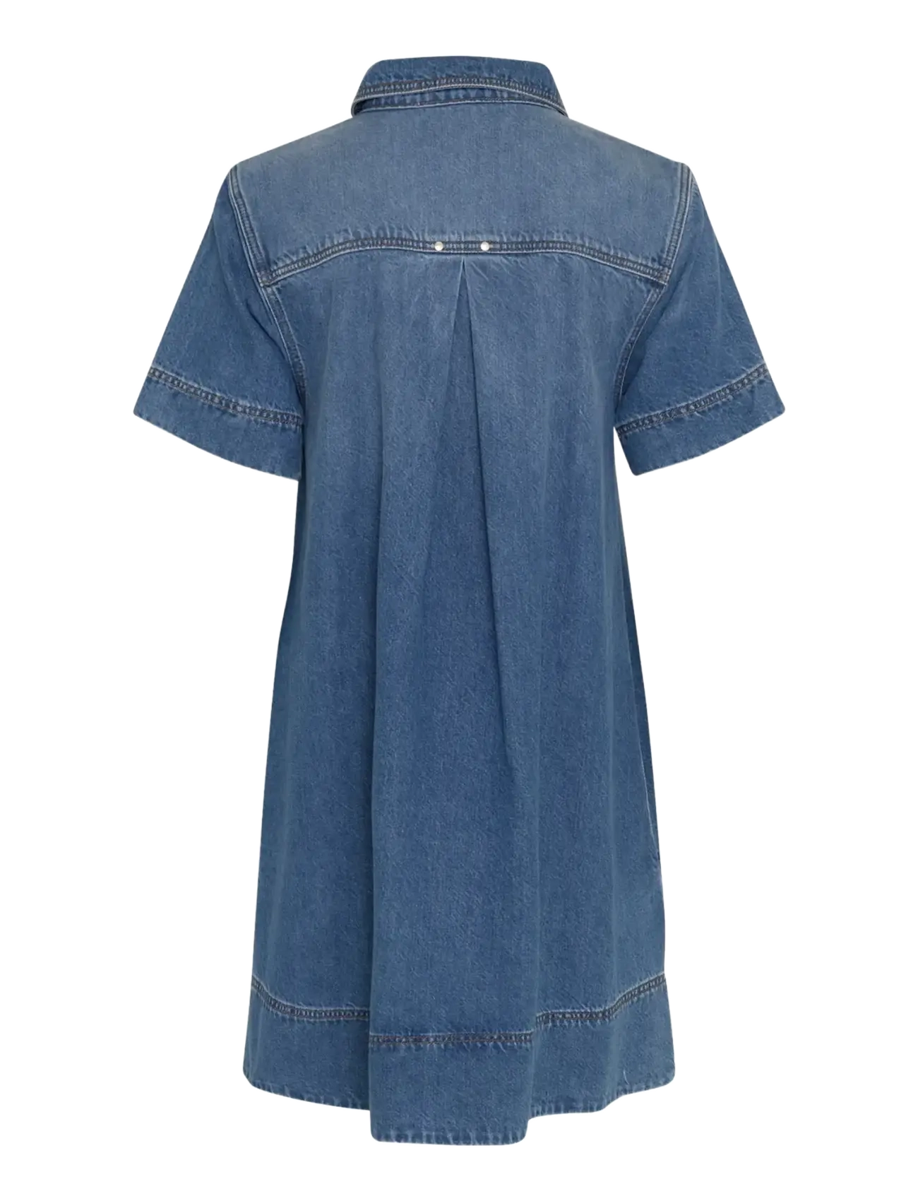 MSCH Copenhagen - MSCHTuro Alena 2/4 Dress - jeanskleider - mid blue wash - 1