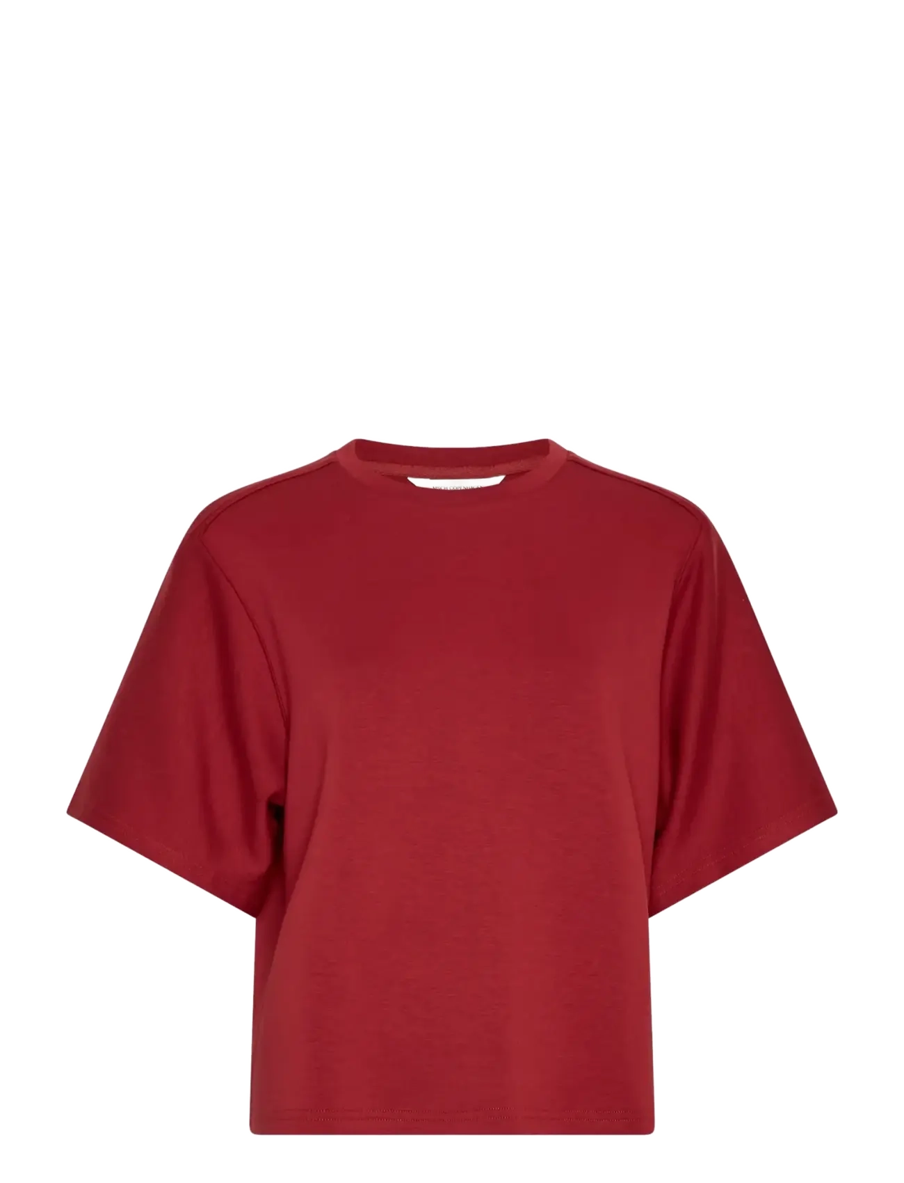 MSCH Copenhagen MSCHMaelee Ima Q 2/4 Sweatshirt - T-Shirts & Tops - RHUBARB / red
