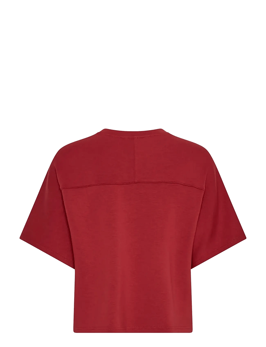MSCH Copenhagen - MSCHMaelee Ima Q 2/4 Sweatshirt - t-shirts - rhubarb - 1