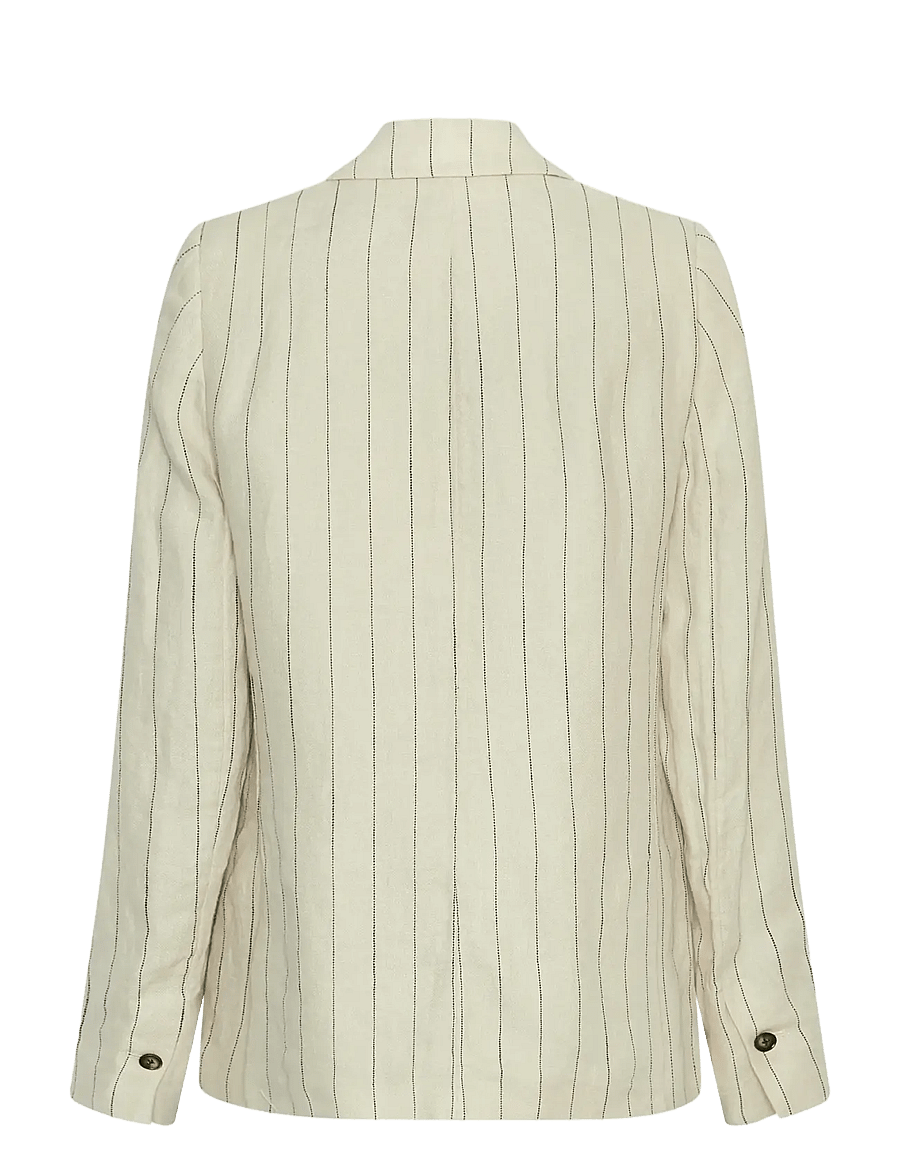MSCH Copenhagen - MSCHClaritte Loose Blazer STP - einreihige blazer - bleach sand/blk - 1