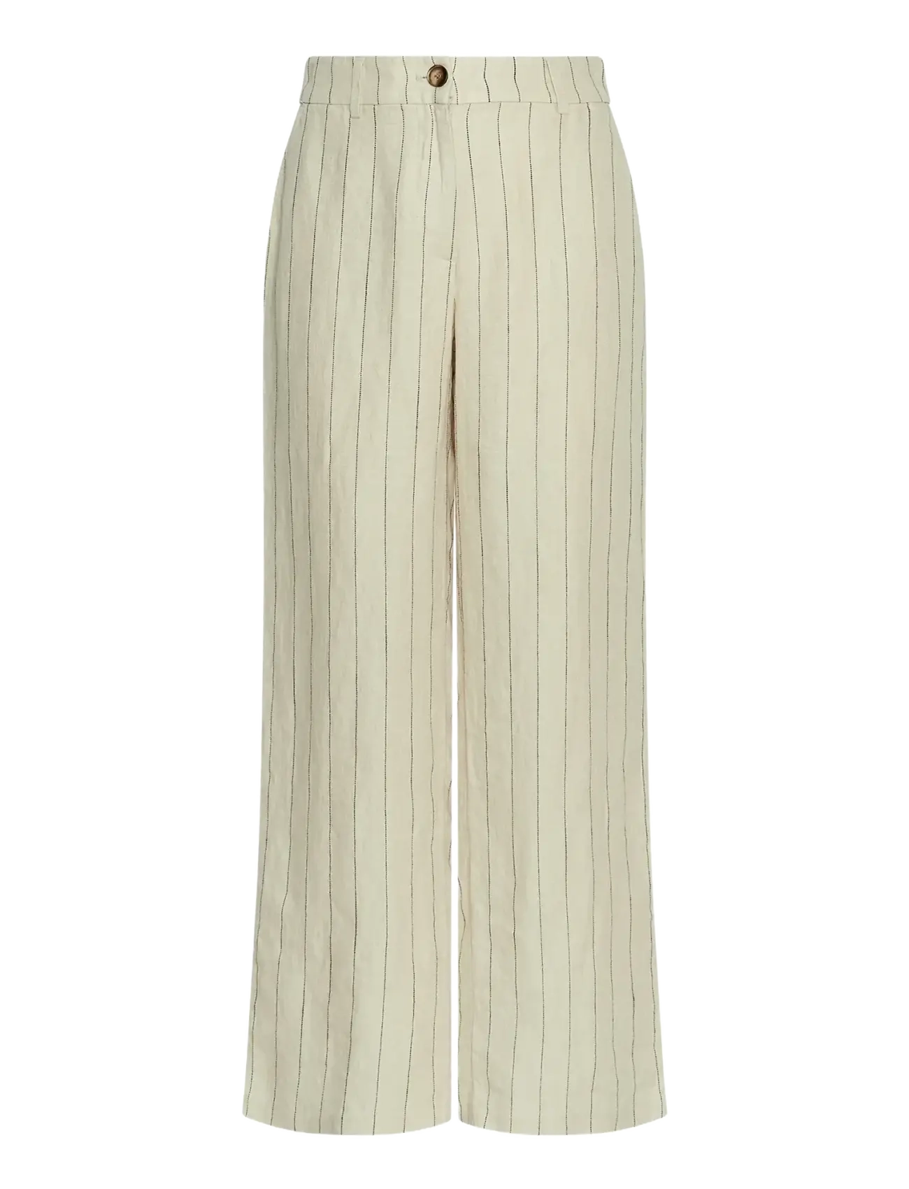 MSCH Copenhagen MSCHClaritte Pants STP - Nouveautes - BLEACH SAND/BLK / cream