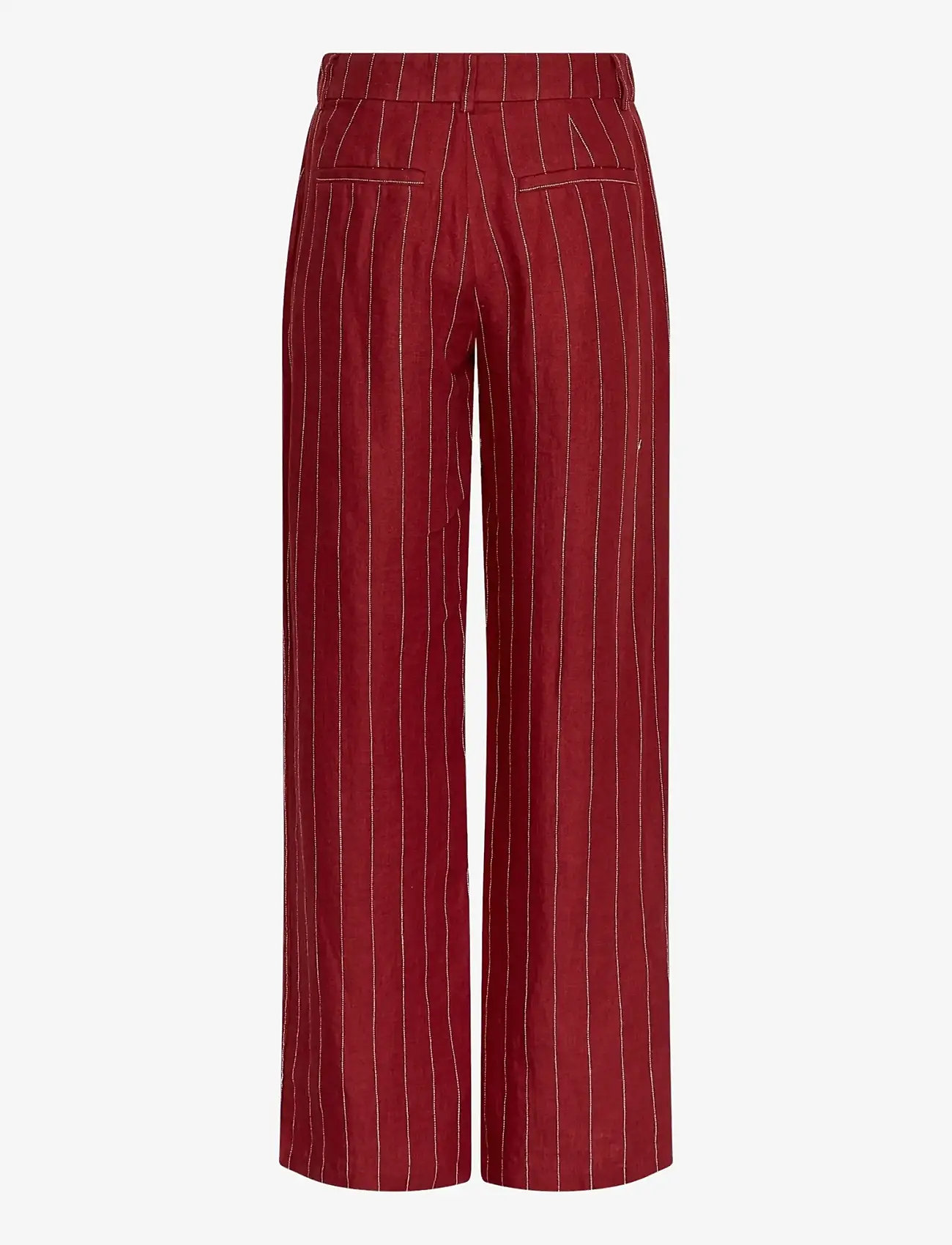 MSCH Copenhagen - MSCHClaritte Pants STP - hørbukser - rhubarb/b sand - 1