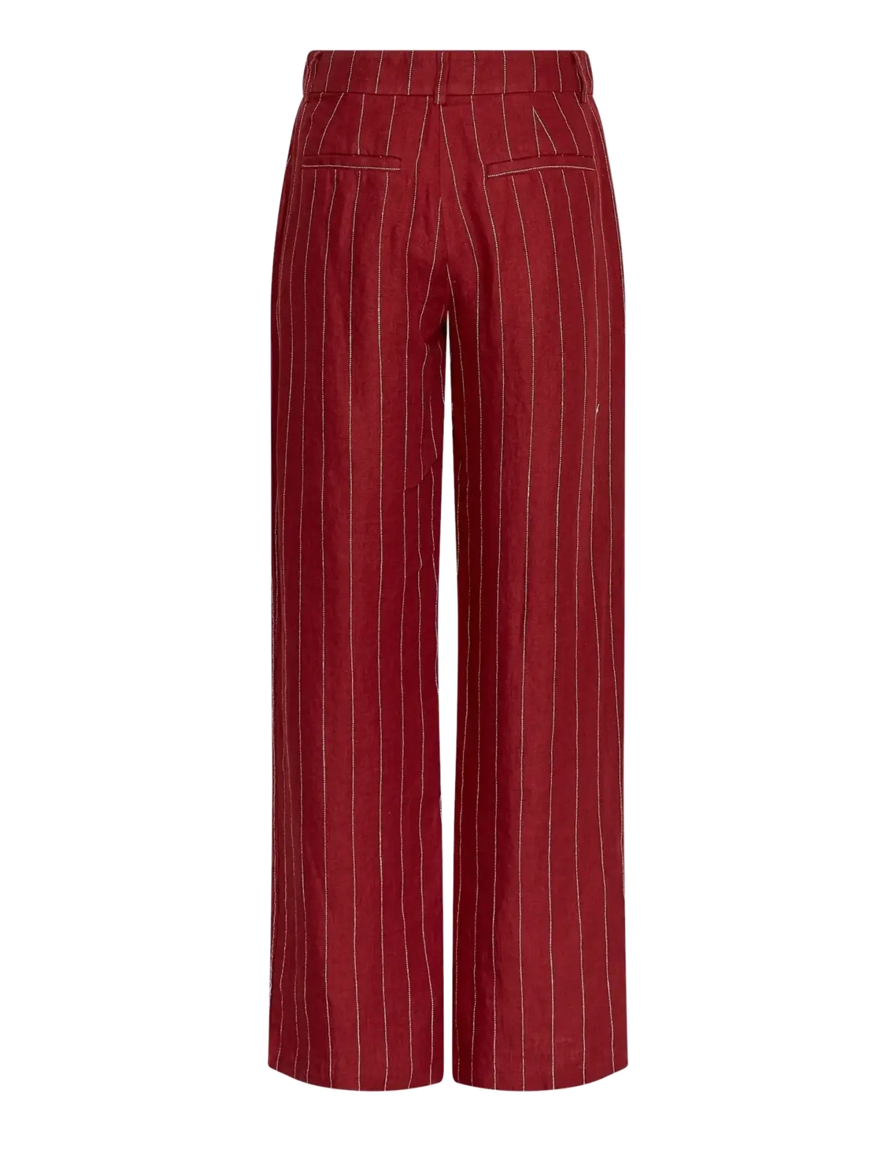 MSCH Copenhagen - MSCHClaritte Pants STP - linen trousers - rhubarb/b sand - 2