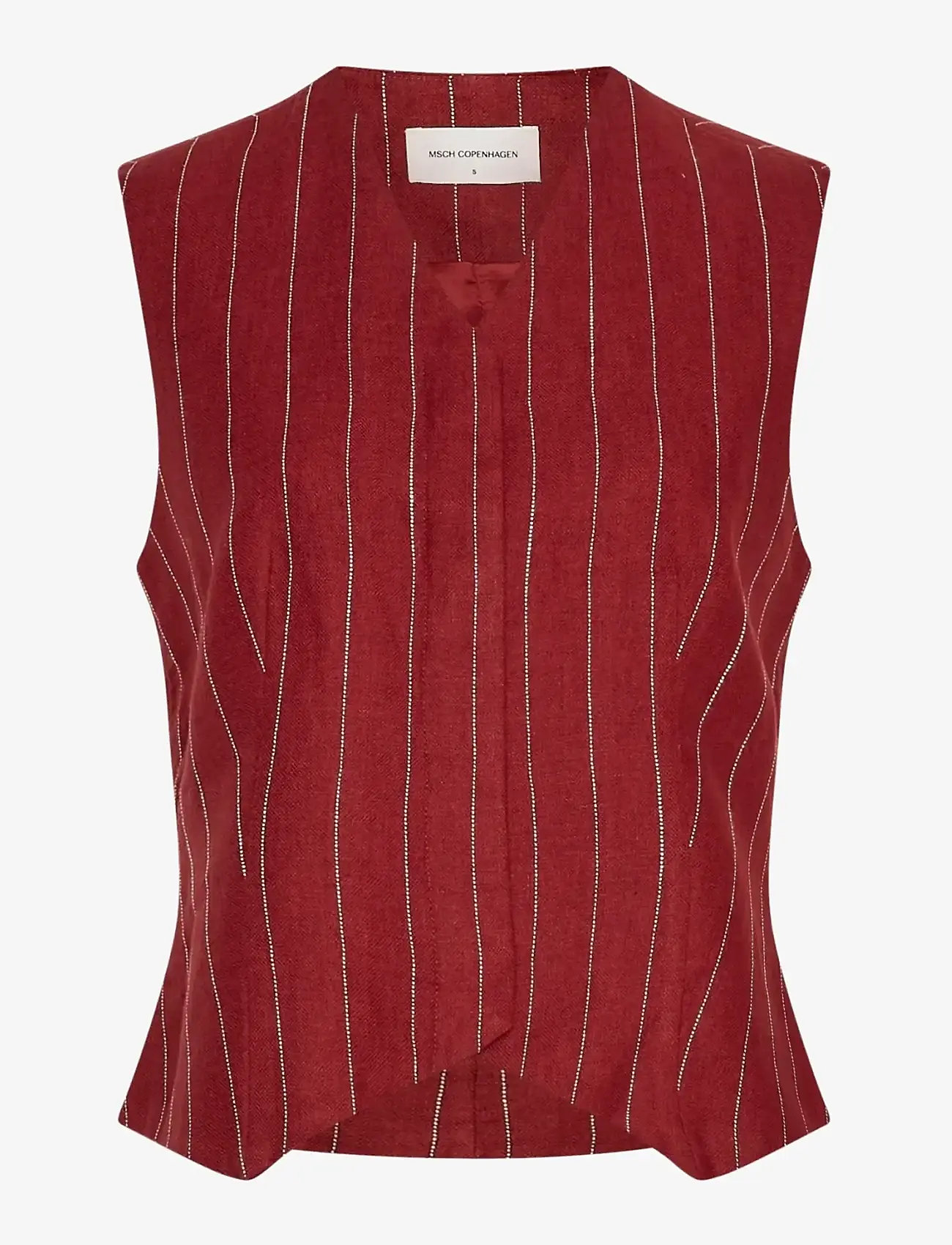 MSCH Copenhagen - MSCHClaritte Waistcoat STP - veste - rhubarb/b sand - 0