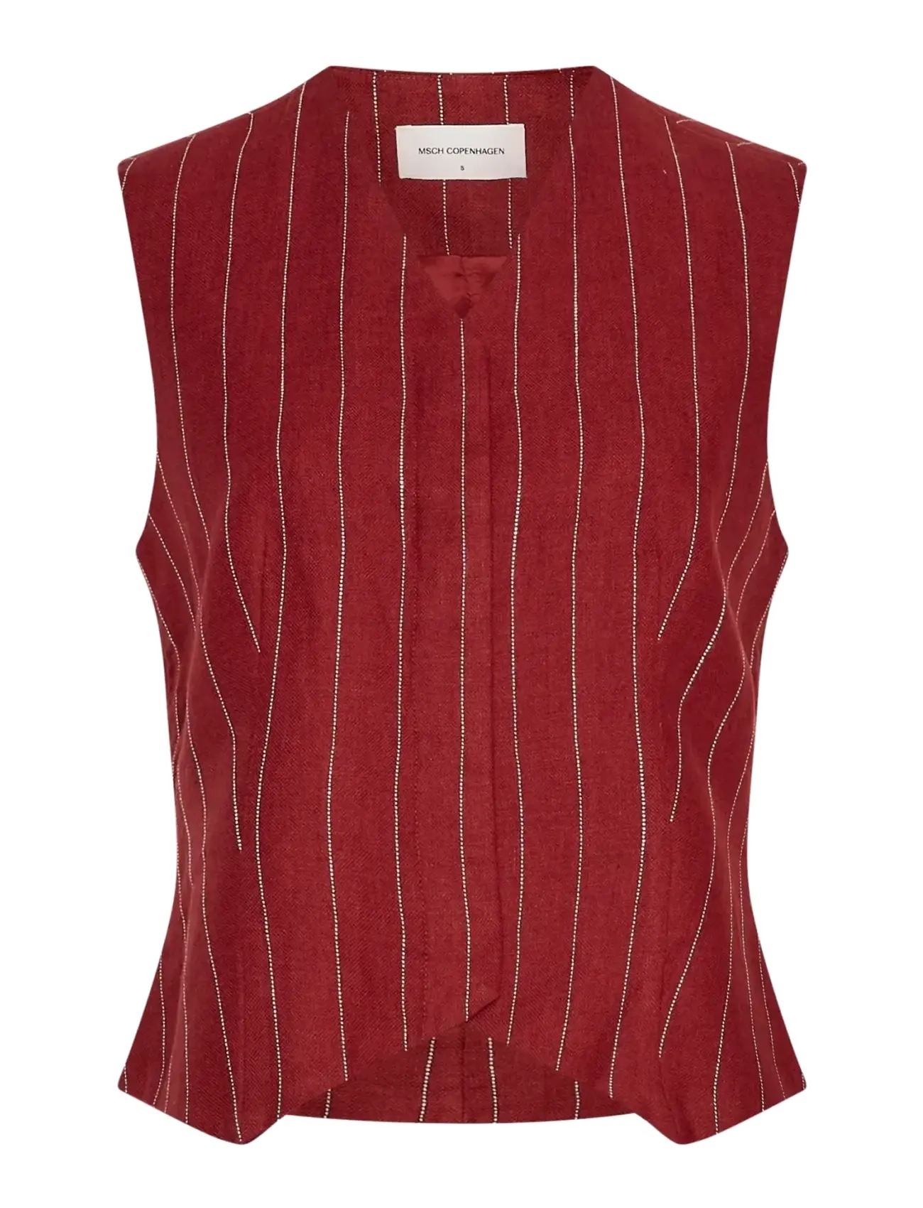 MSCH Copenhagen MSCHClaritte Waistcoat STP - View all - RHUBARB/B SAND / red