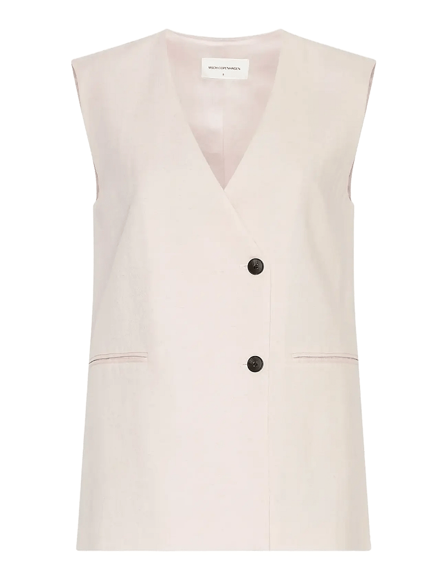 MSCH Copenhagen - MSCHFranciska Waistcoat - Ärmellose tops - lotus melange - 0