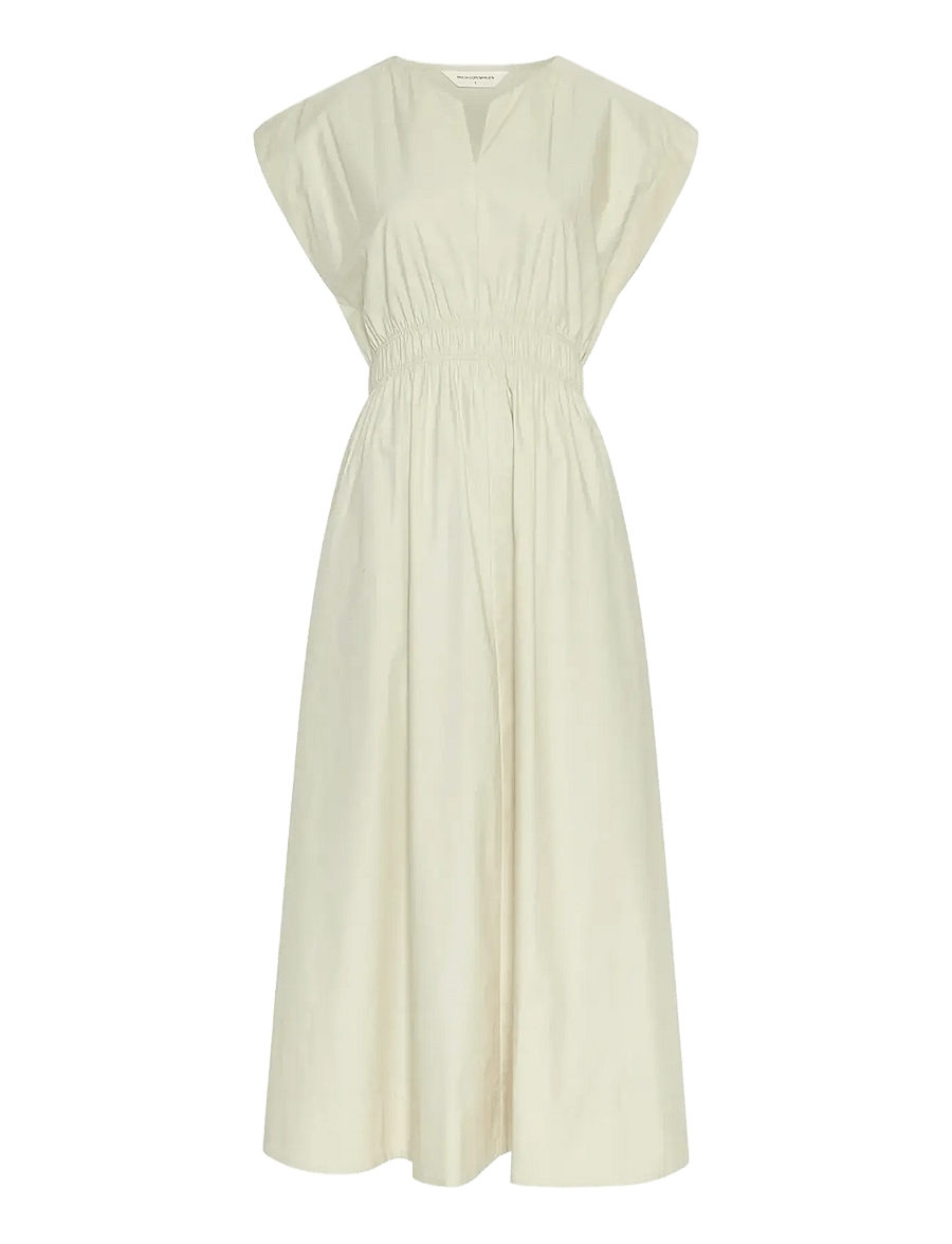 MSCH Copenhagen - MSCHWiliane SL Dress - sommerkjoler - bleached sand - 1