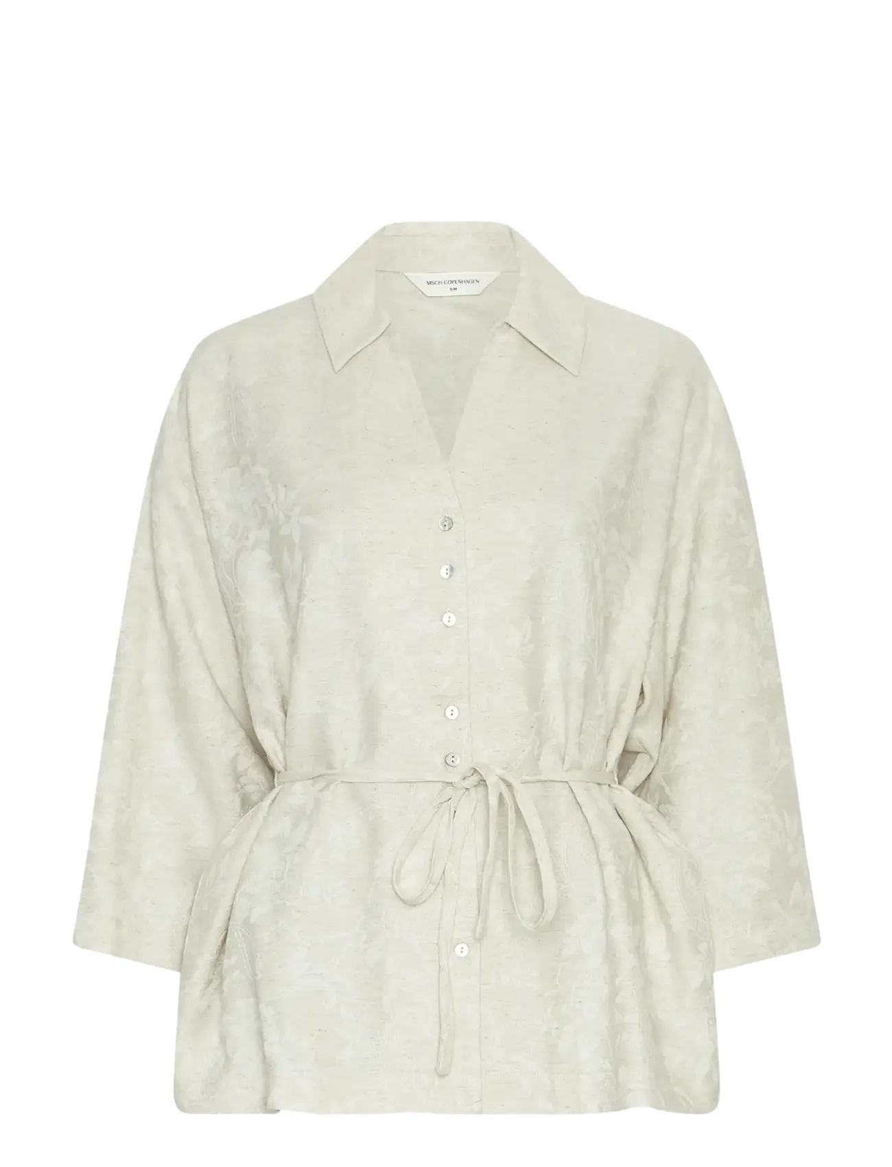 MSCH Copenhagen MSCHCatheryna 3/4 Shirt - Blusar & Skjortor - SAND MELANGE / cream