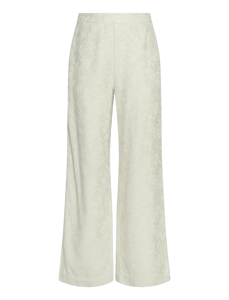 MSCH Copenhagen - MSCHCatheryna HW Pants - hosen mit weitem bein - sand melange - 0