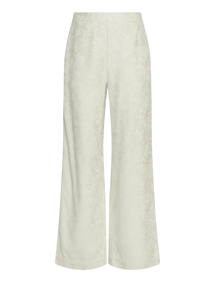 MSCH Copenhagen - MSCHCatheryna HW Pants - hosen mit weitem bein - sand melange - 0