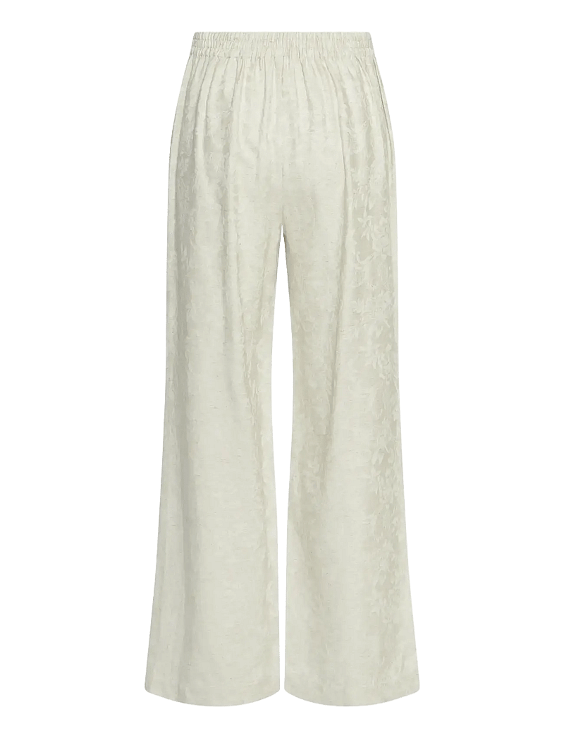MSCH Copenhagen - MSCHCatheryna HW Pants - hosen mit weitem bein - sand melange - 1