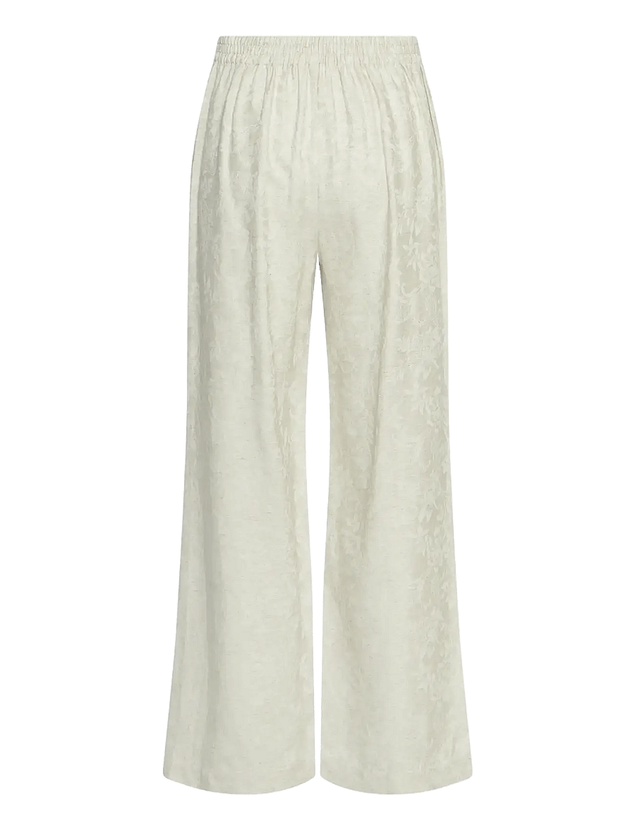 MSCH Copenhagen - MSCHCatheryna HW Pants - hosen mit weitem bein - sand melange - 1