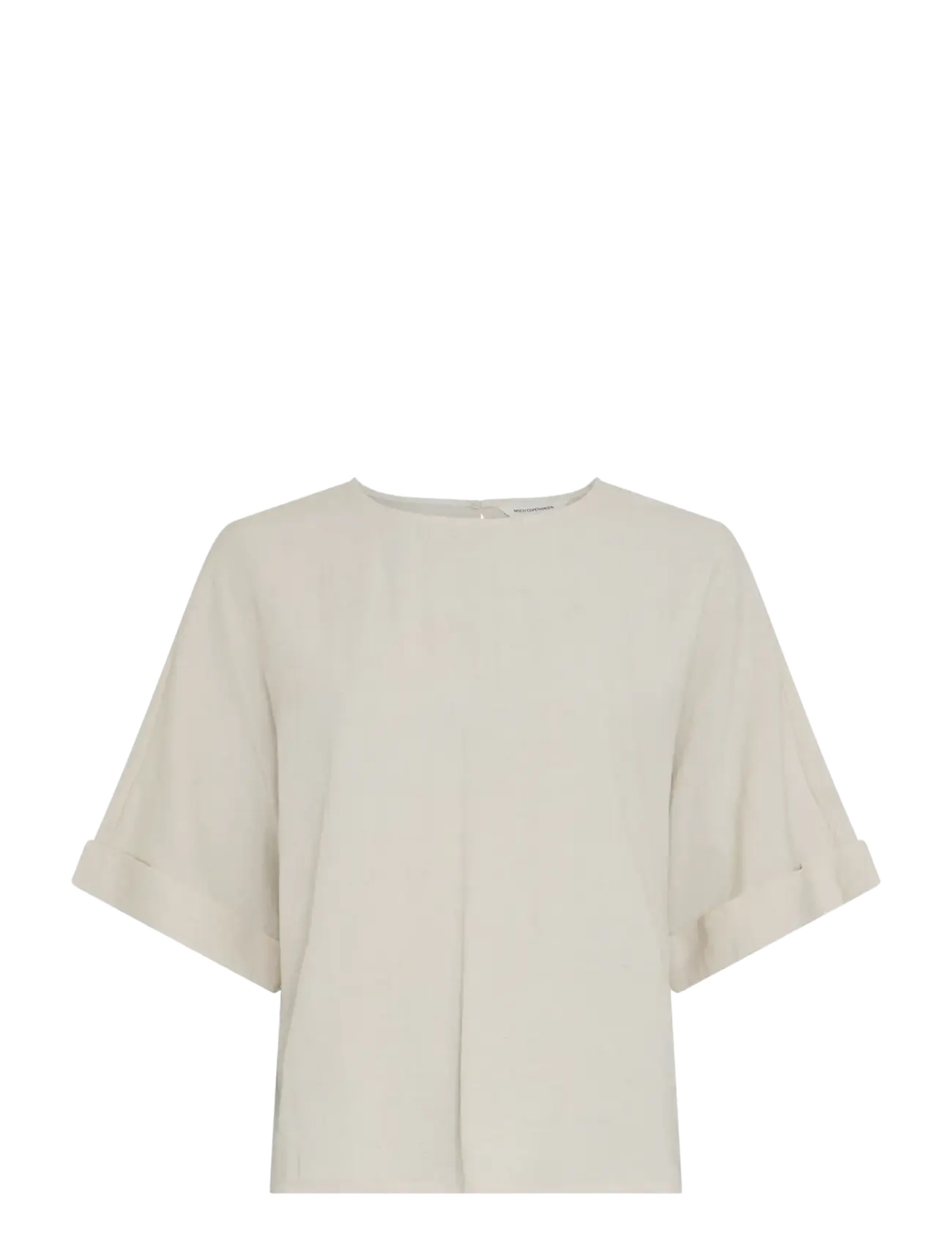 MSCH Copenhagen MSCHDaria 2/4 Top - T-Shirts & Tops - SAND MELANGE / cream