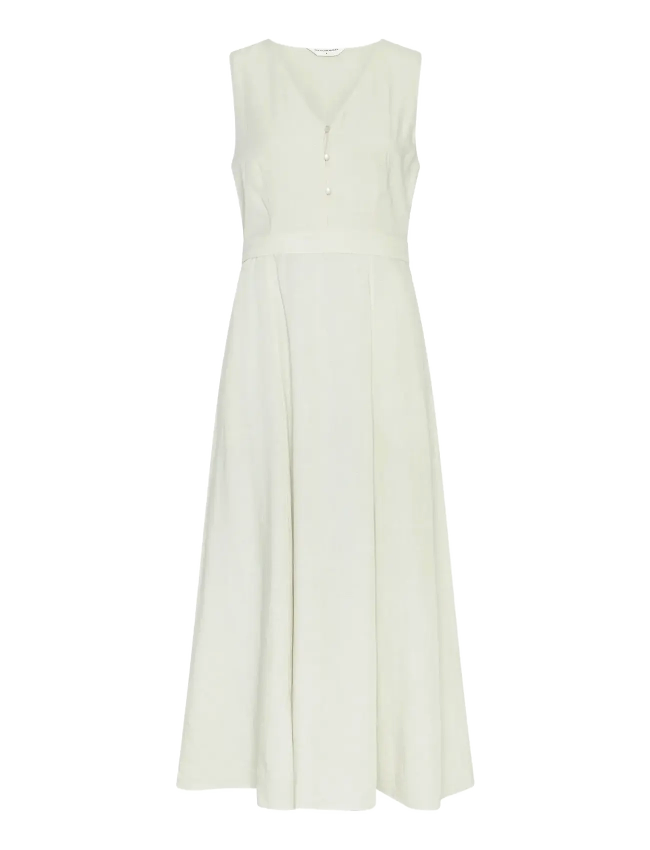 MSCH Copenhagen MSCHDaria SL V Dress - Kleider - SAND MELANGE / cream
